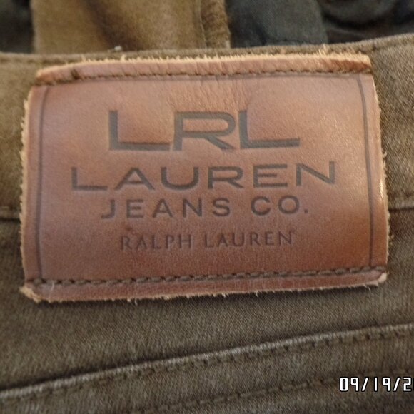 LRL Lauren Jeans Co Ralph Lauren Chocolate Brown Jeans Size 6 Excellent - Picture 11 of 11